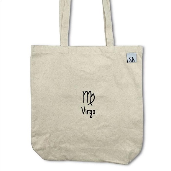 Virgo astrology / zodiac embroidered tote bag - Picture 1 of 3